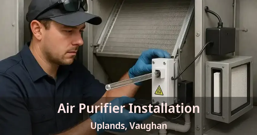 Air Purifier Installation Uplands, Vaughan - ON