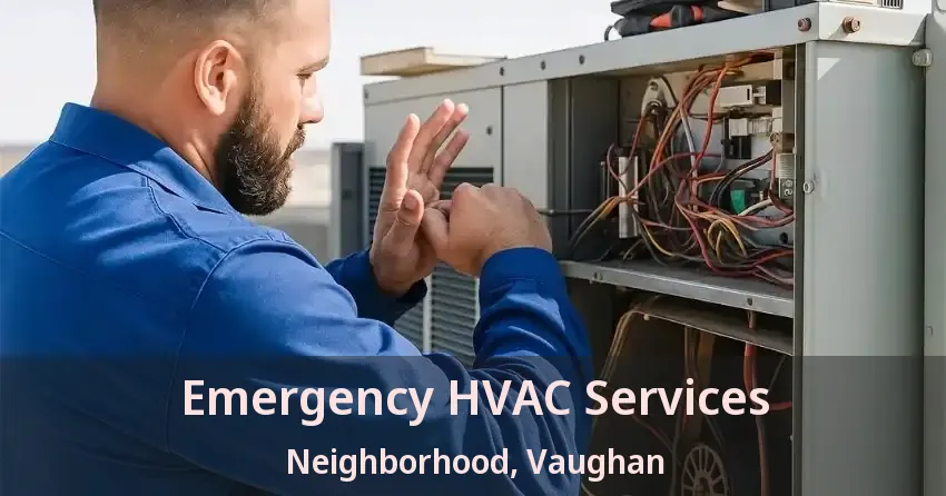 Emergency HVAC Services Neighborhood, Vaughan - ON